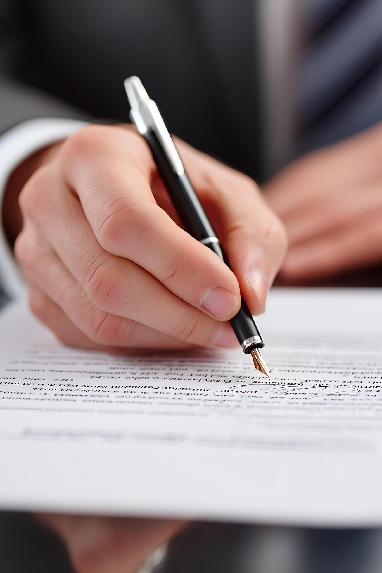 close-up-of-hand-signing-document-with-fountain-pen-on-white-paper-free-photo